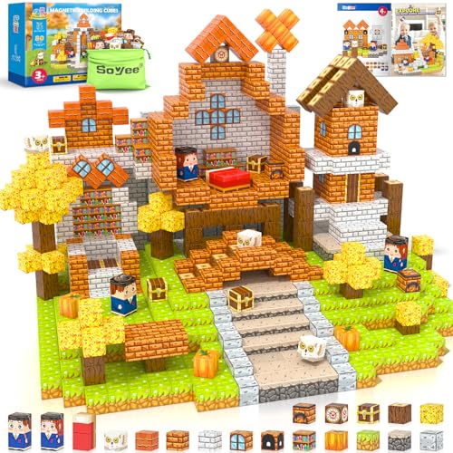 Magnetic Building Blocks Set for Kids, Sensory Toy