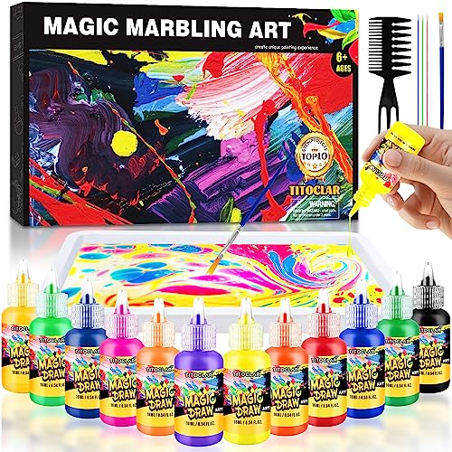 Water Marbling Paint Kit Arts and Crafts for Kids