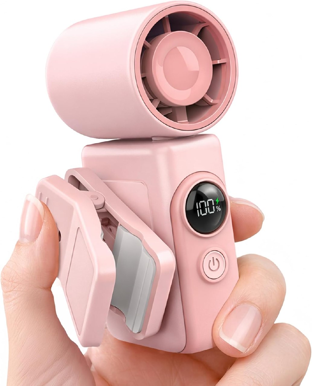 Rechargeable Clip-On Stroller Fan with LED Display