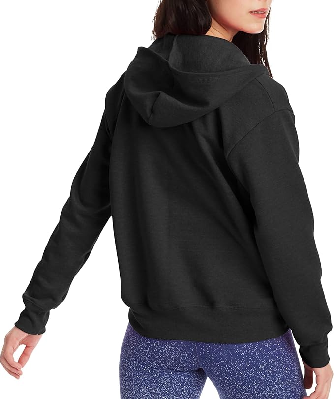 Hanes EcoSmart Full Zip Fleece Hoodie Sweatshirt