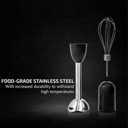 OVENTE 300W Immersion Hand Blender Set with Whisk
