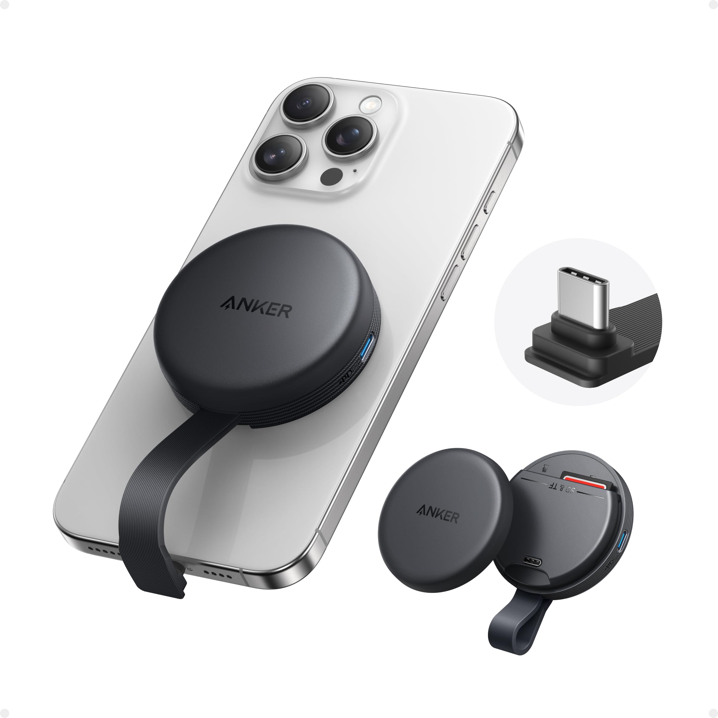 Anker USB-C SD Card Reader with Built-in Cable