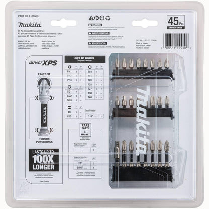 Makita 45 Pc. Impact Bit Set with XPS™