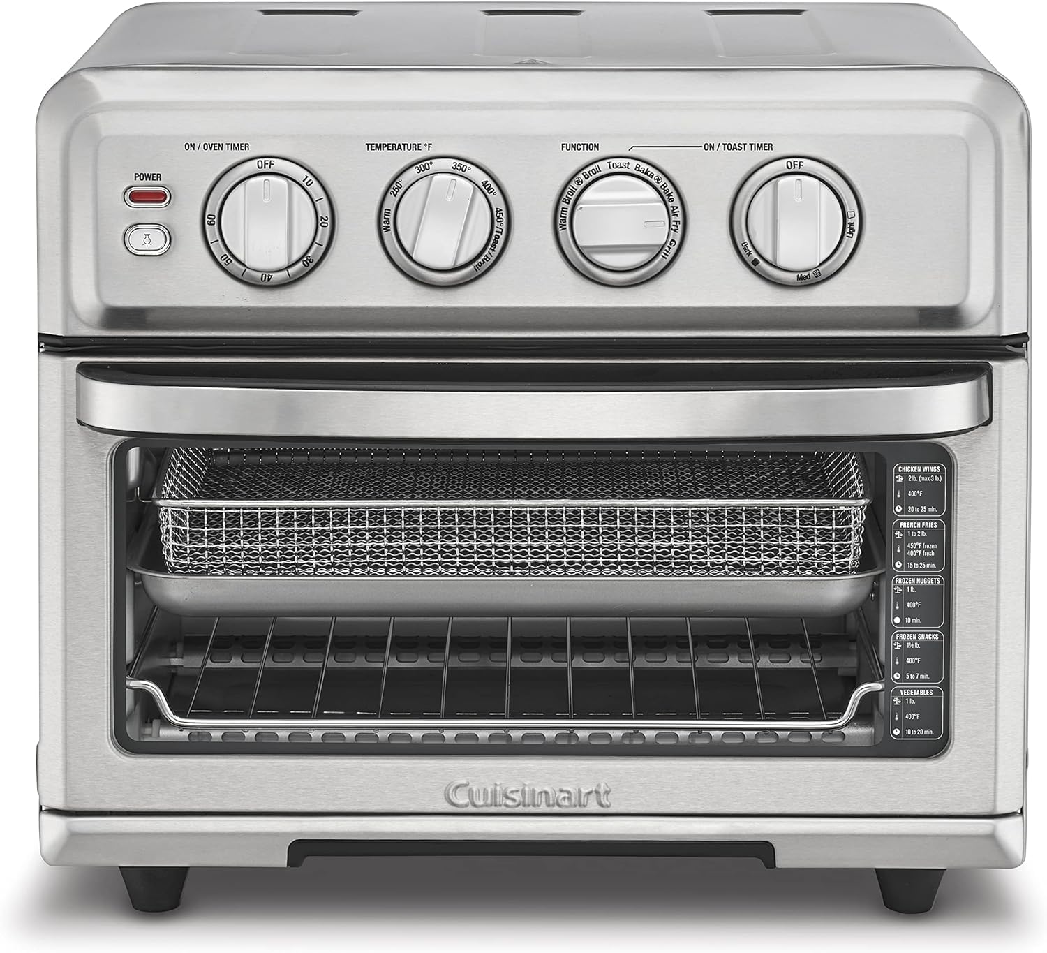 Cuisinart 8-1 Air Fryer Toaster Oven, Stainless Steel