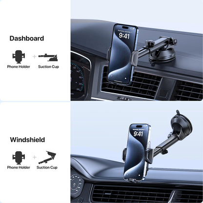 LOTUNY Rotatable Car Phone Holder for All Smartphones