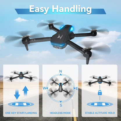 Mini Drone with Camera for Kids, 1080P FPV