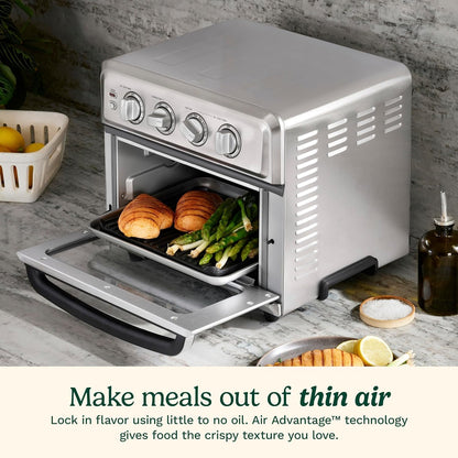 Cuisinart 8-1 Air Fryer Toaster Oven, Stainless Steel