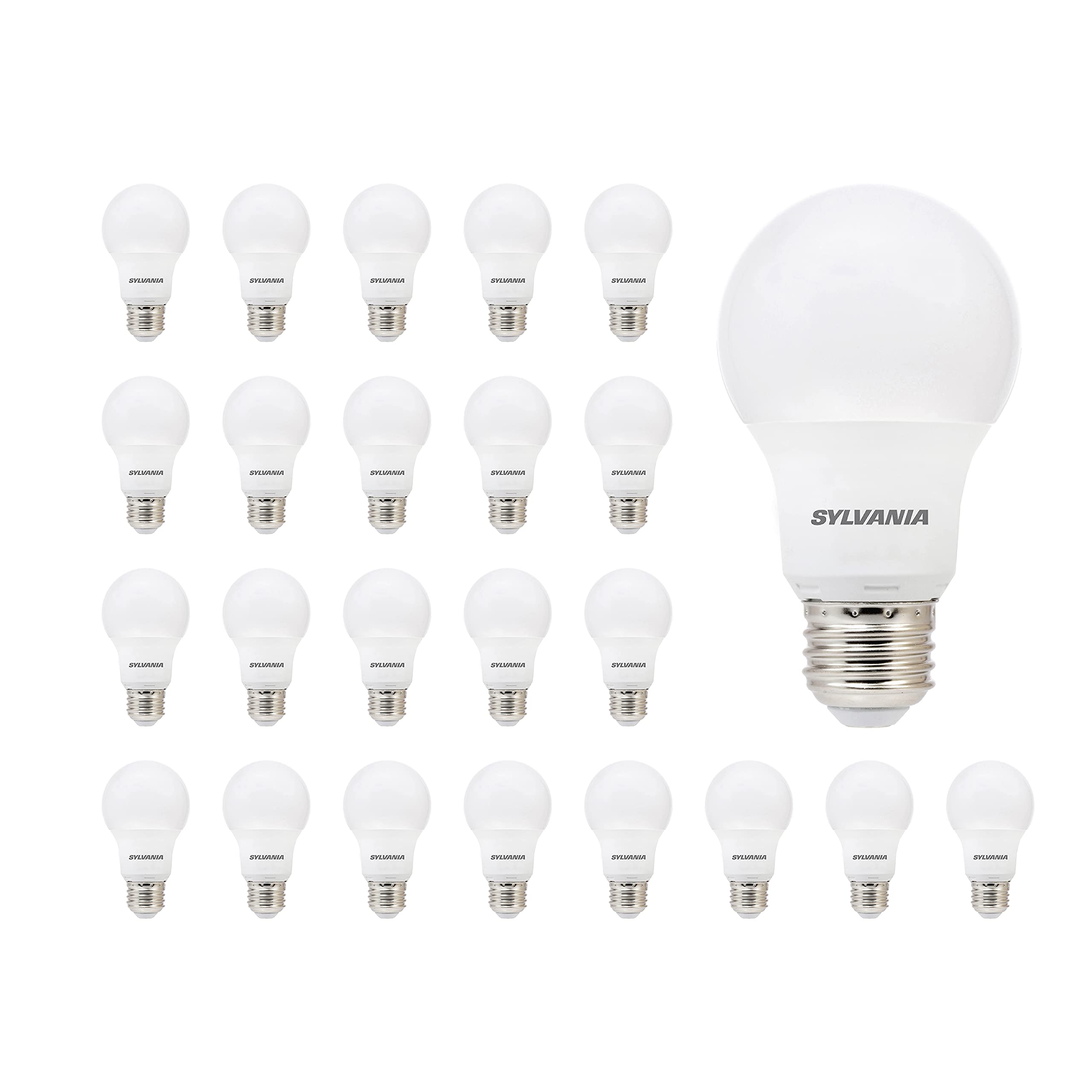 LEDVANCE 60W Equivalent Soft White LED Bulbs - 24 Pack