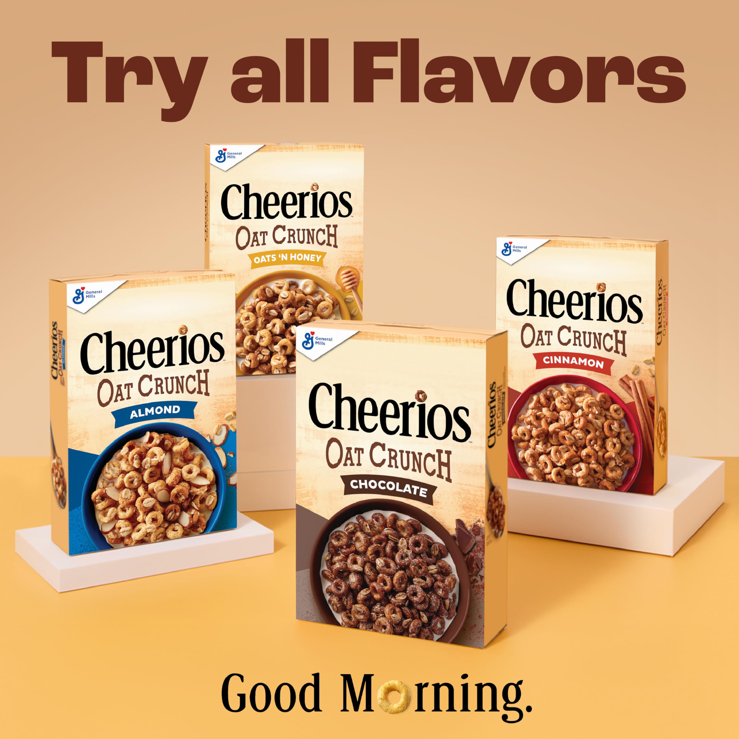 Cheerios Oat Crunch Cinnamon Breakfast Cereal