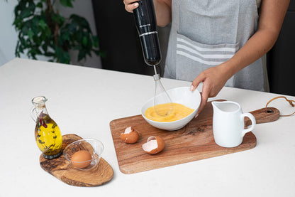 OVENTE 300W Immersion Hand Blender Set with Whisk