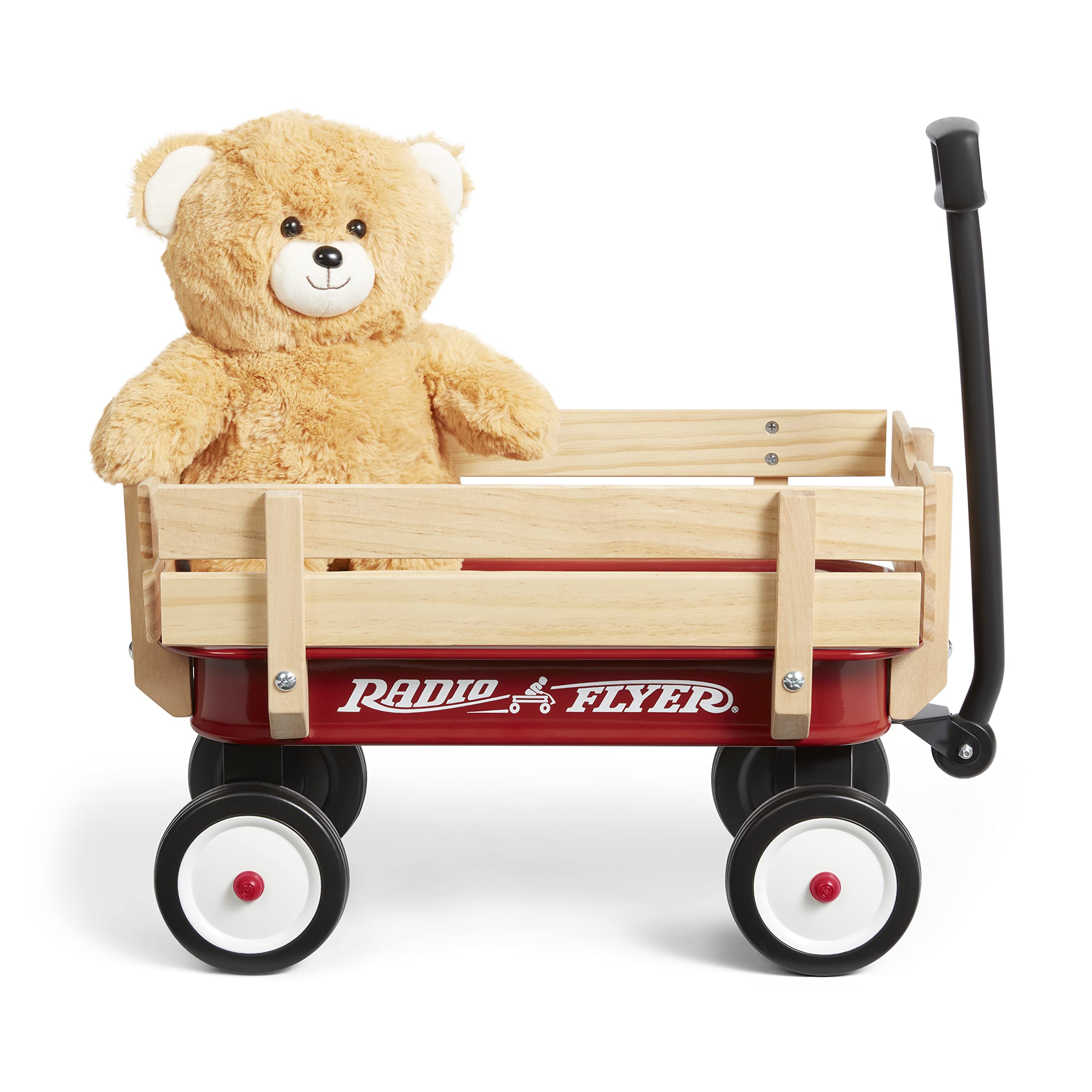 Radio Flyer Toy Wagon with Teddy Bear for Kids