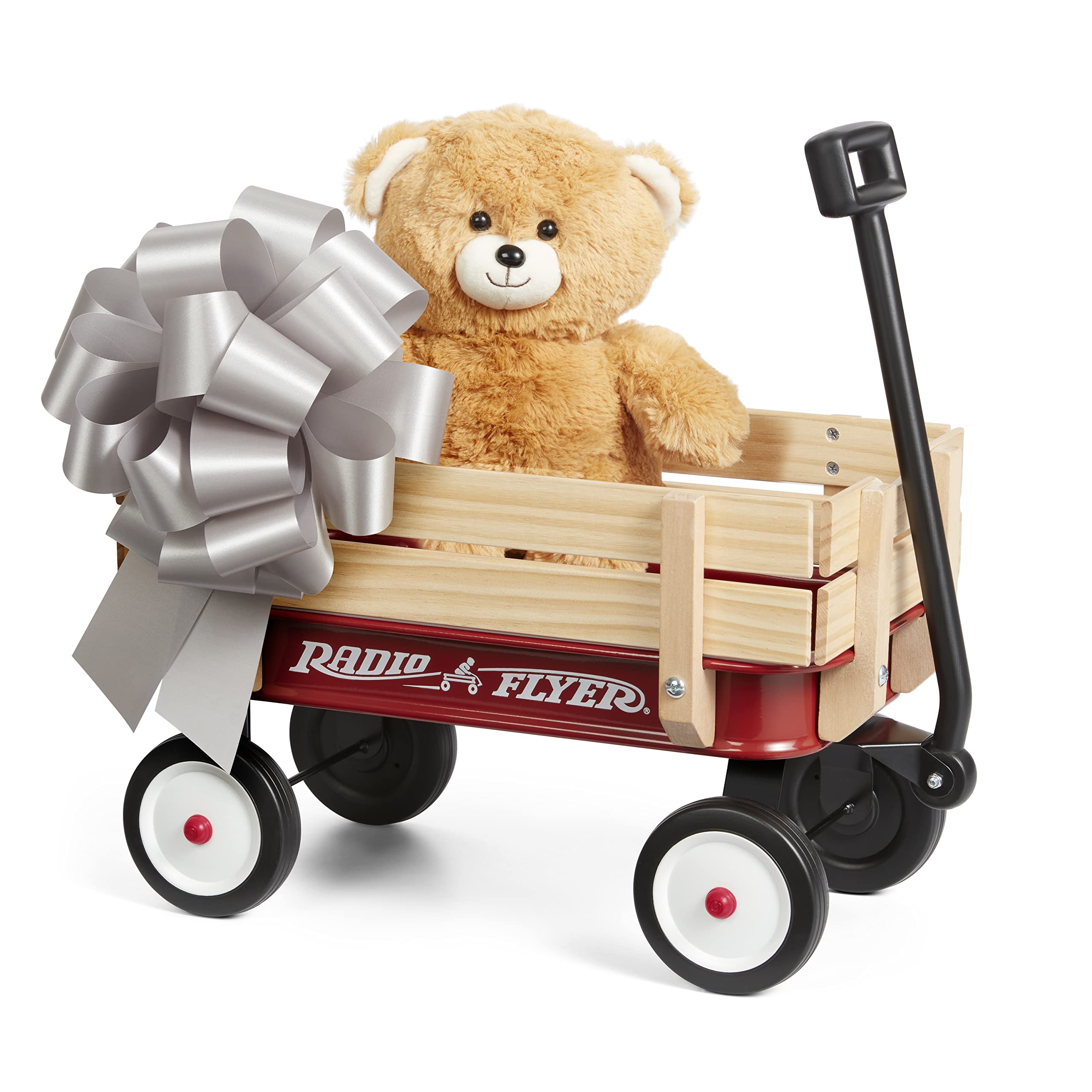 Radio Flyer Toy Wagon with Teddy Bear for Kids