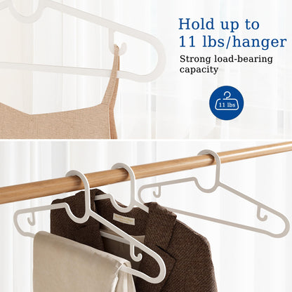 GETORO Non-Slip Heavy Duty Clothes Hangers 60 Pack