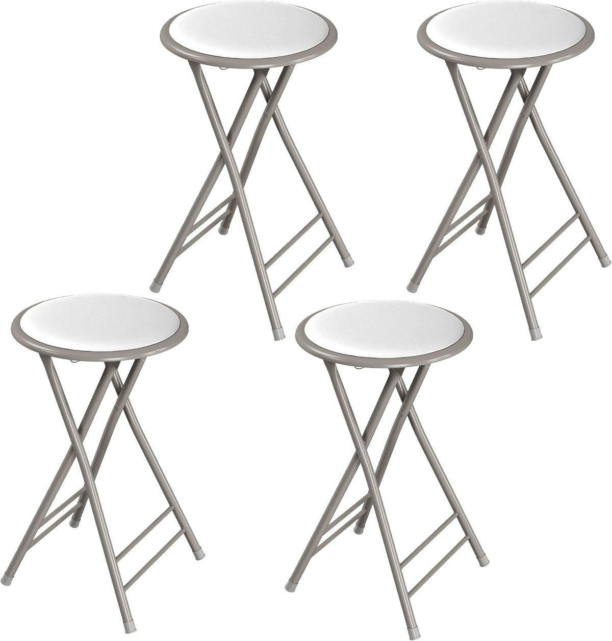 4 Pack Padded Folding Bar Stools