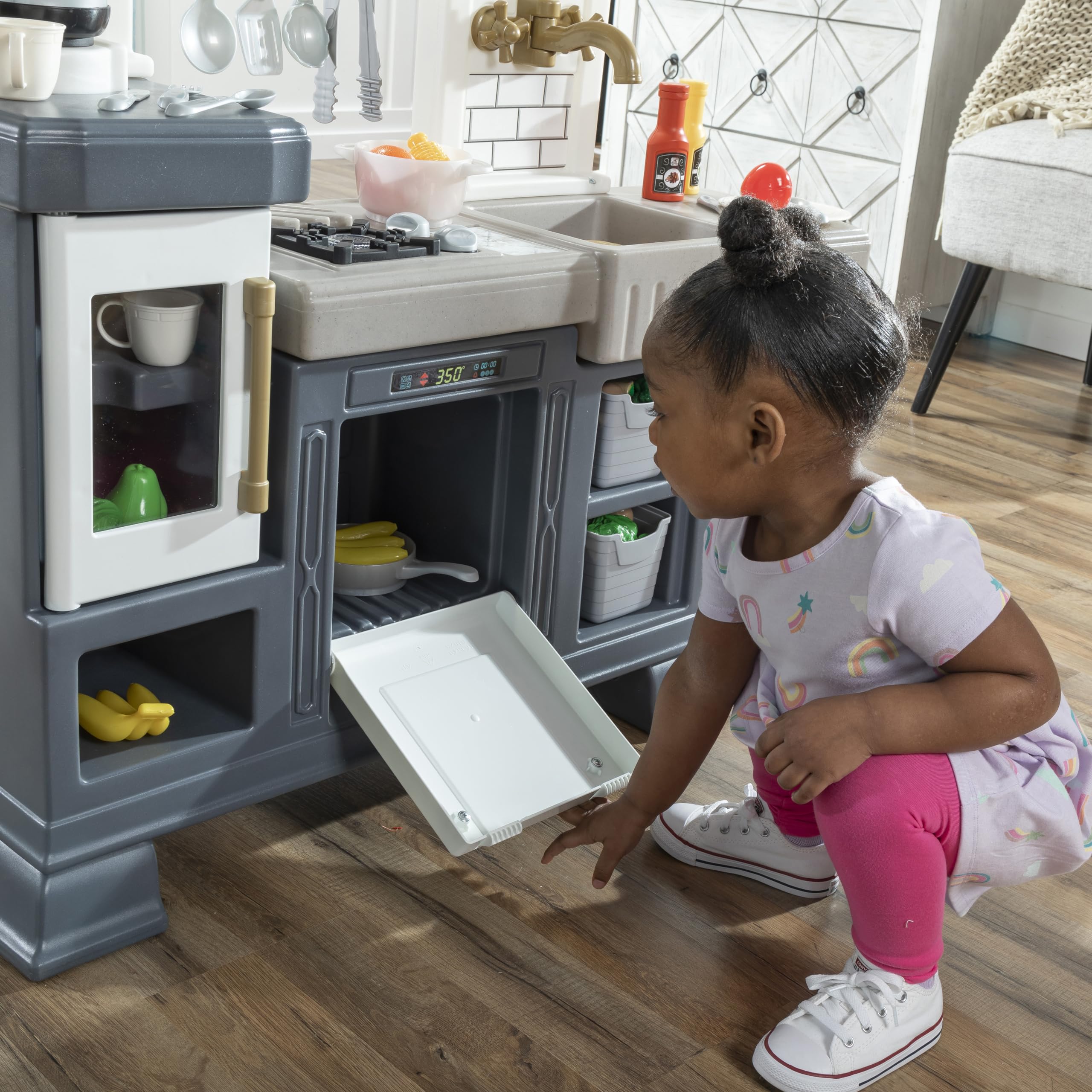 Step2 Kids Kitchen Playset with Lights & Sounds