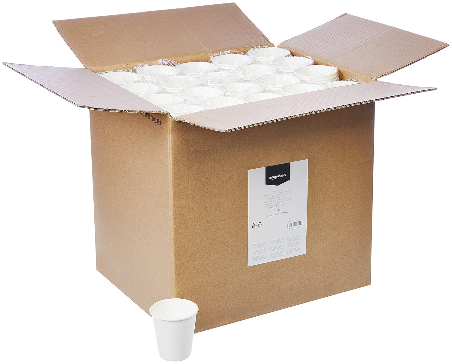 1000 Pack Disposable Paper Coffee Cups, 10 oz
