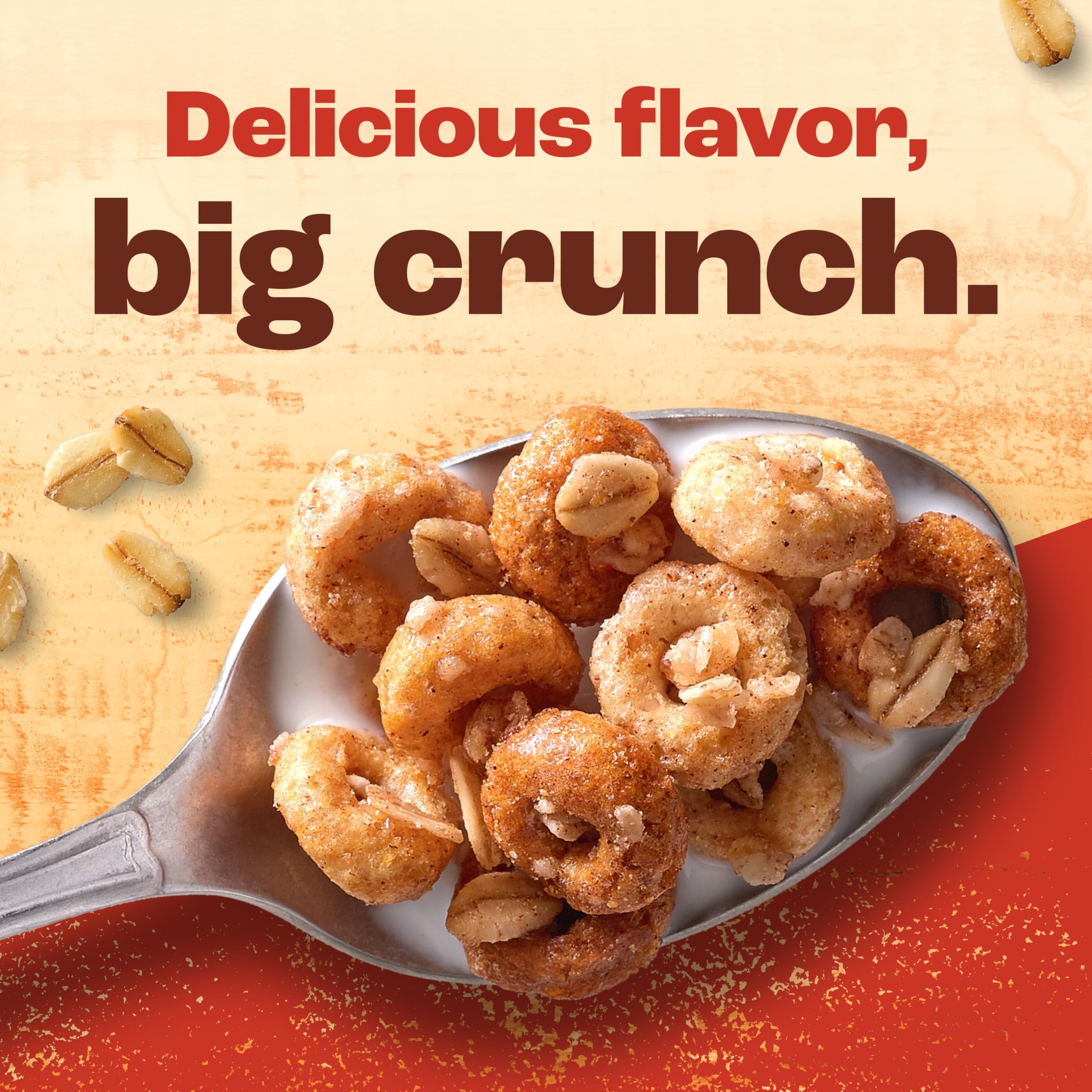 Cheerios Oat Crunch Cinnamon Breakfast Cereal