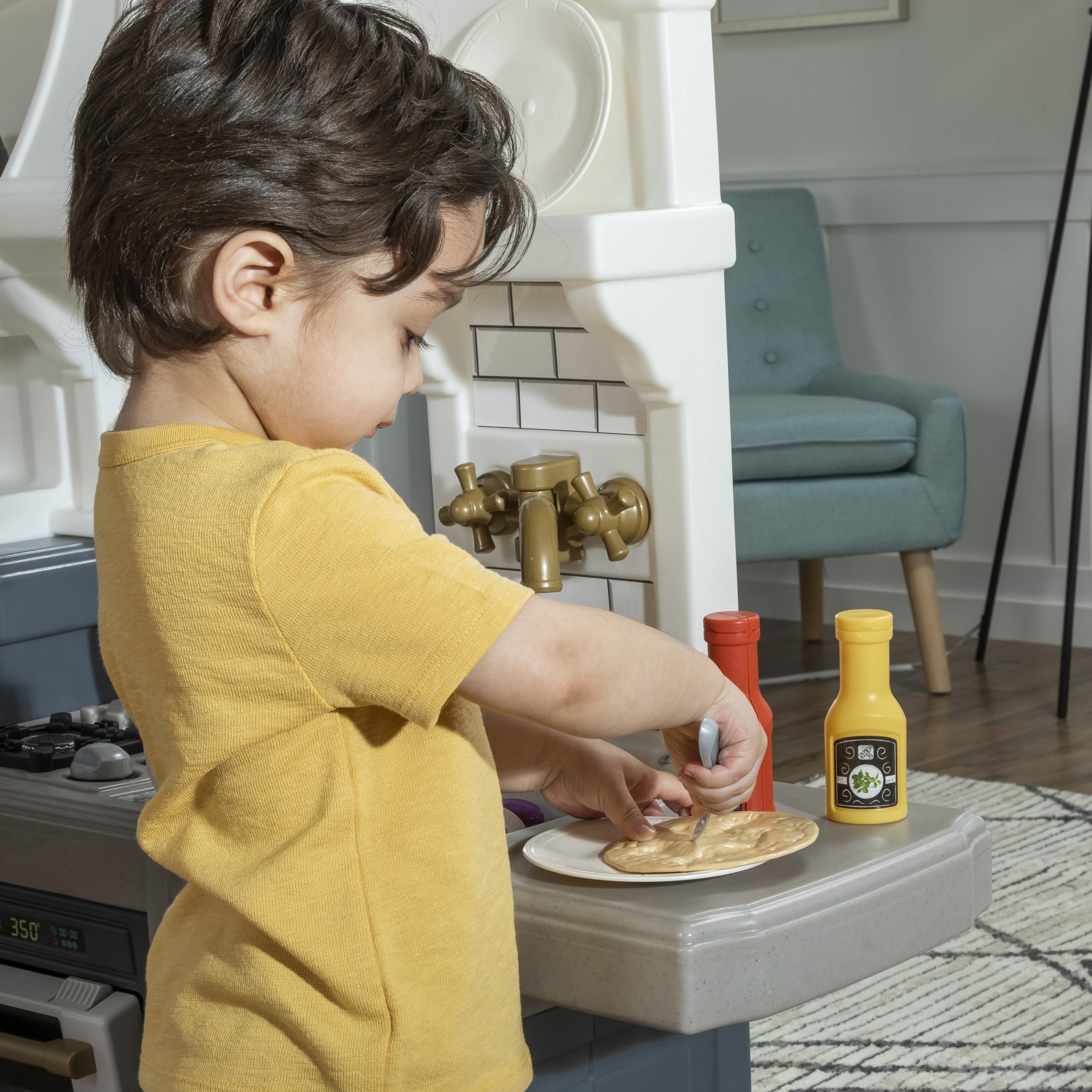 Step2 Kids Kitchen Playset with Lights & Sounds