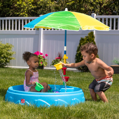 Step2 Kids Activity Pool with Umbrella & Toys