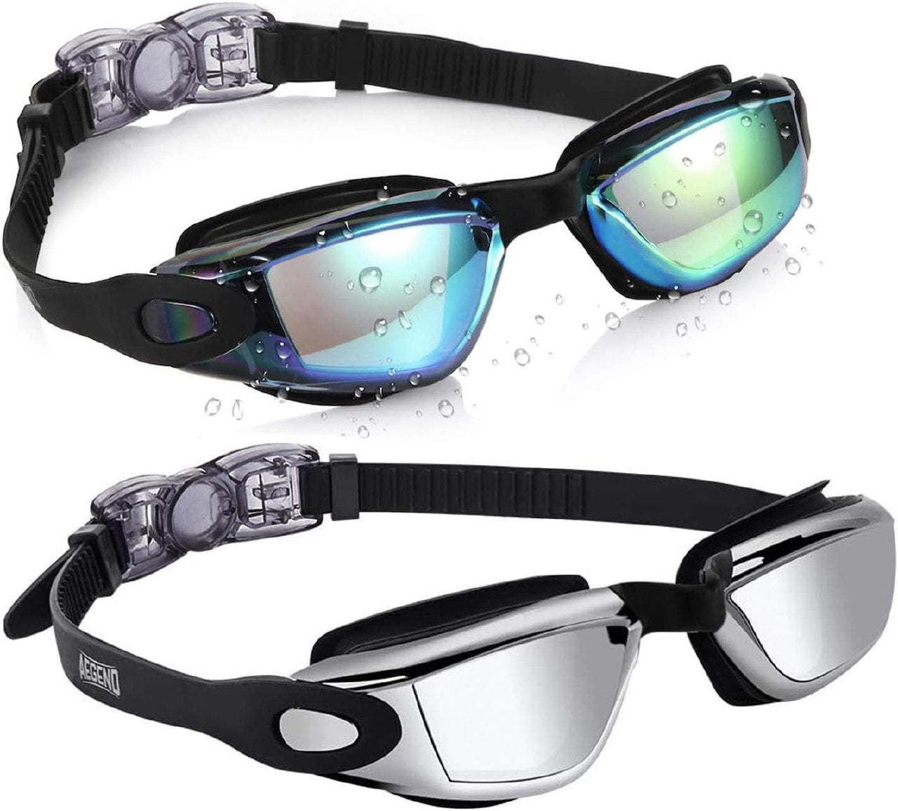 Aegend Anti-Fog UV Protection Kids Swim Goggles