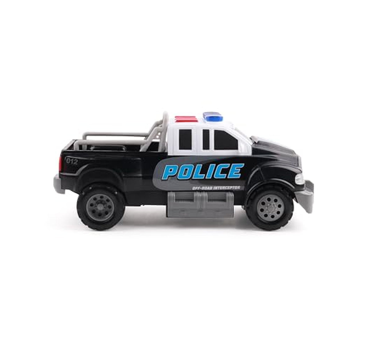 12-Inch Police Pickup Truck Toy with Lights & Sounds