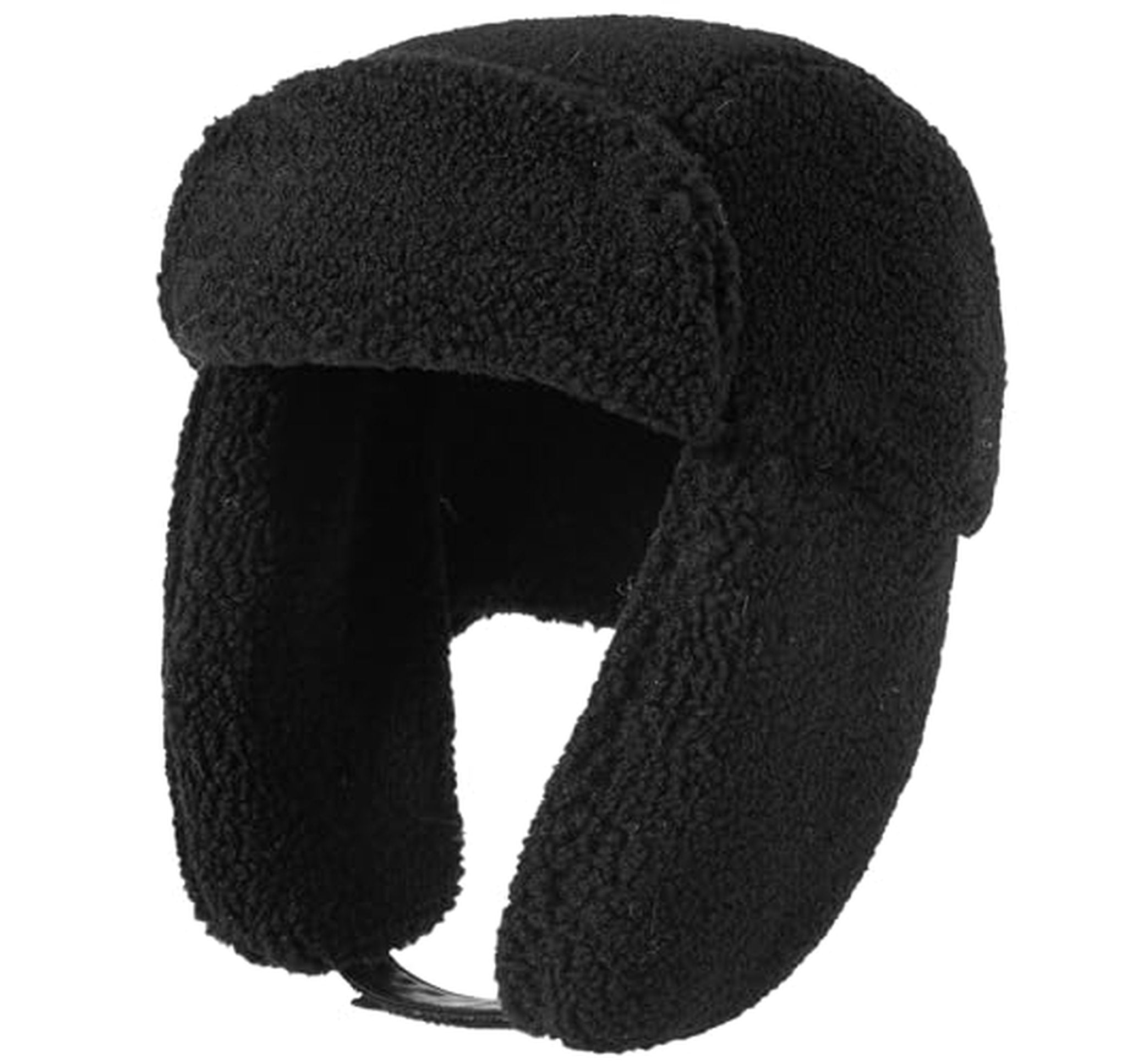 Faux Alpaca Fleece Winter Trapper Hat