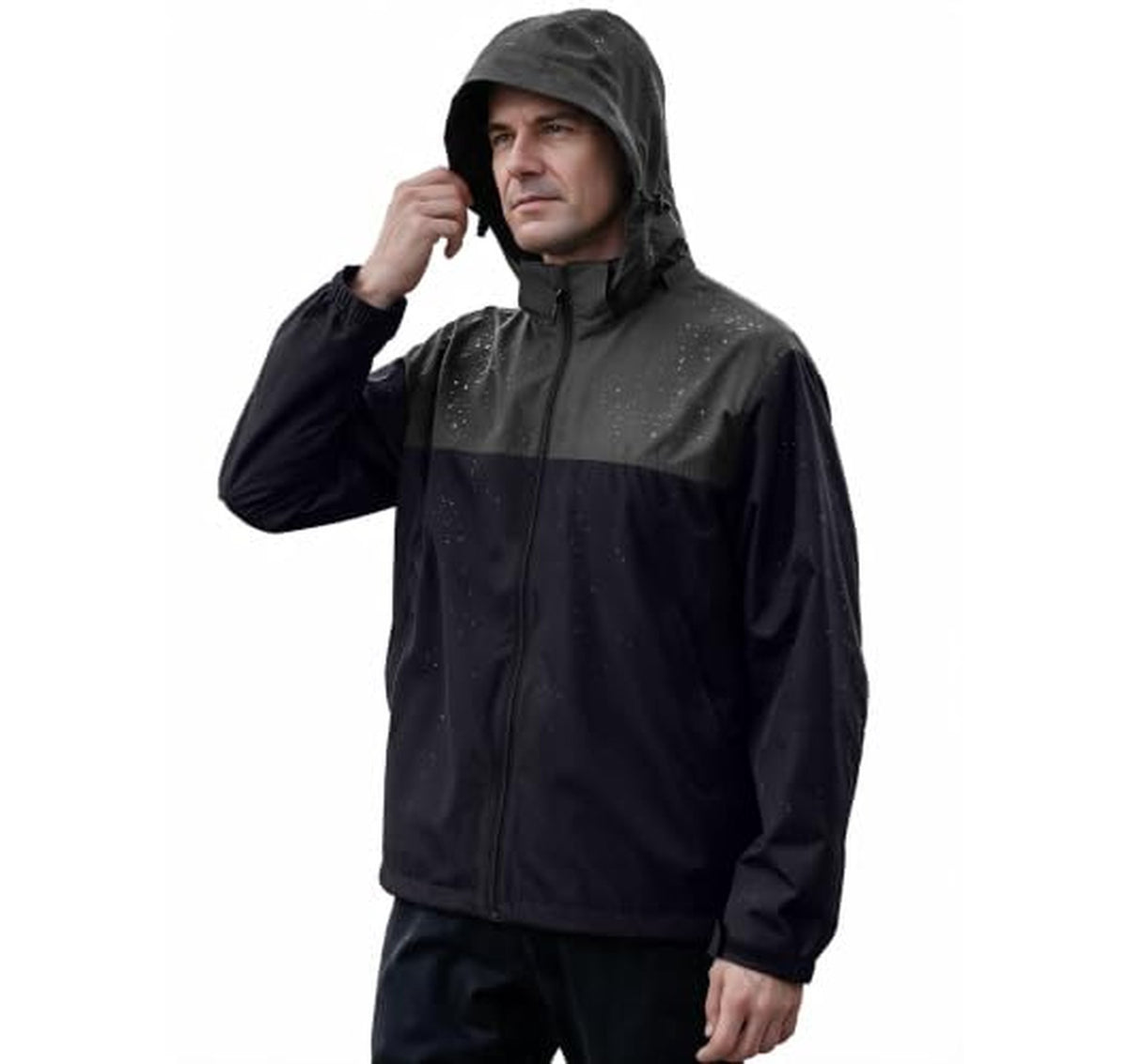 Lightweight Hooded Windproof Water-Resistant Softshell Jacket