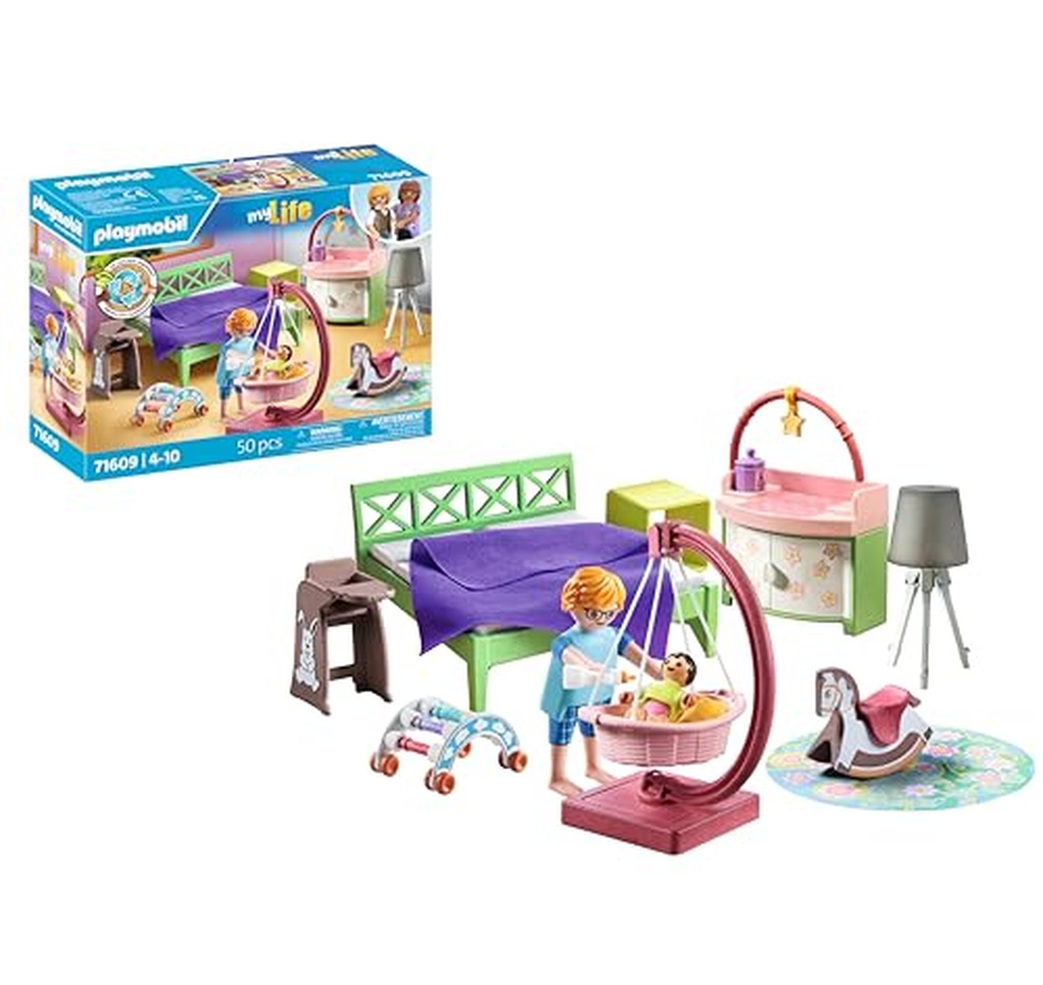 Playmobil Bedroom Playset with Baby Nursery Corner