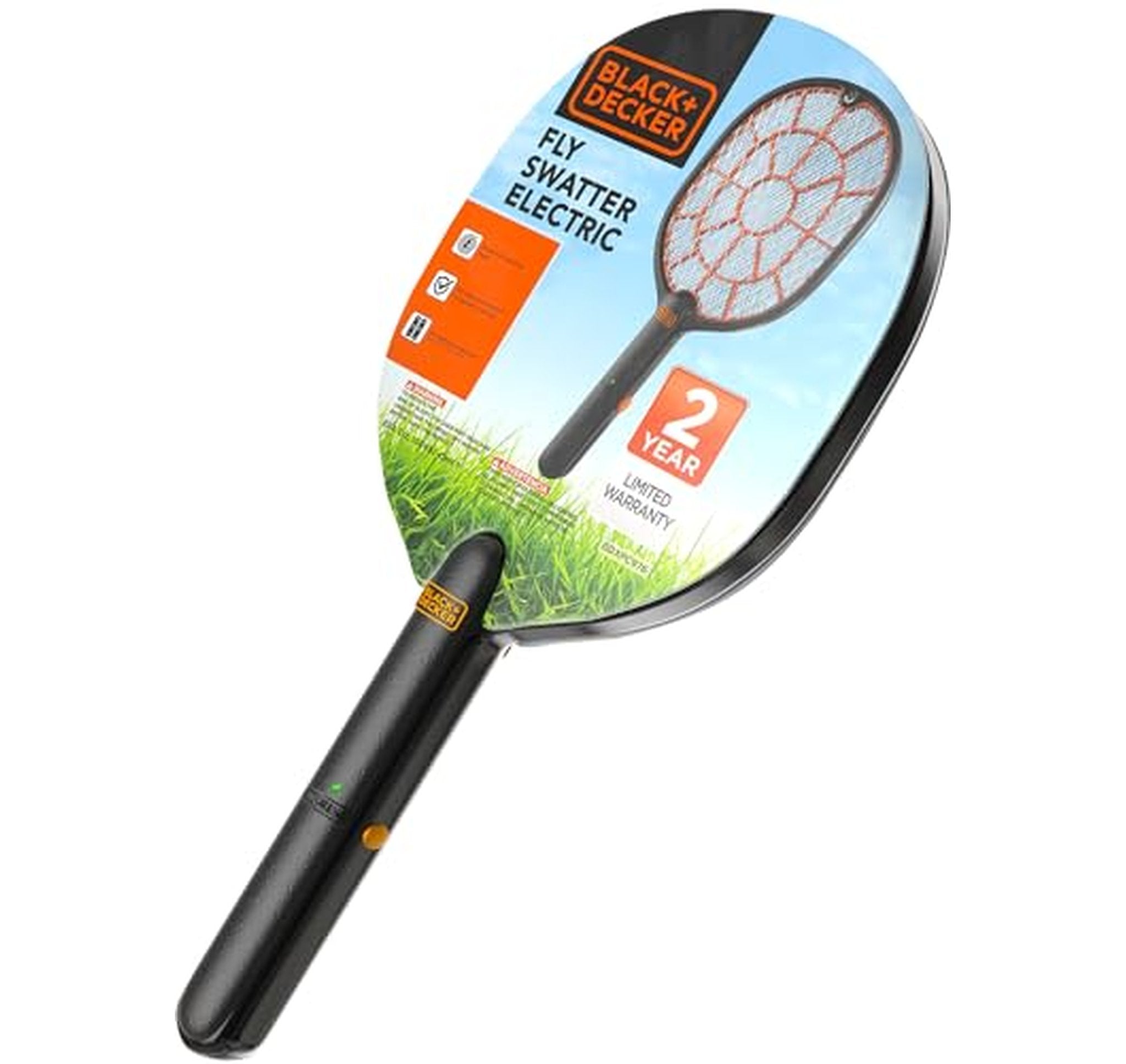 BLACK+DECKER Electric Bug Zapper Racket Fly Swatter