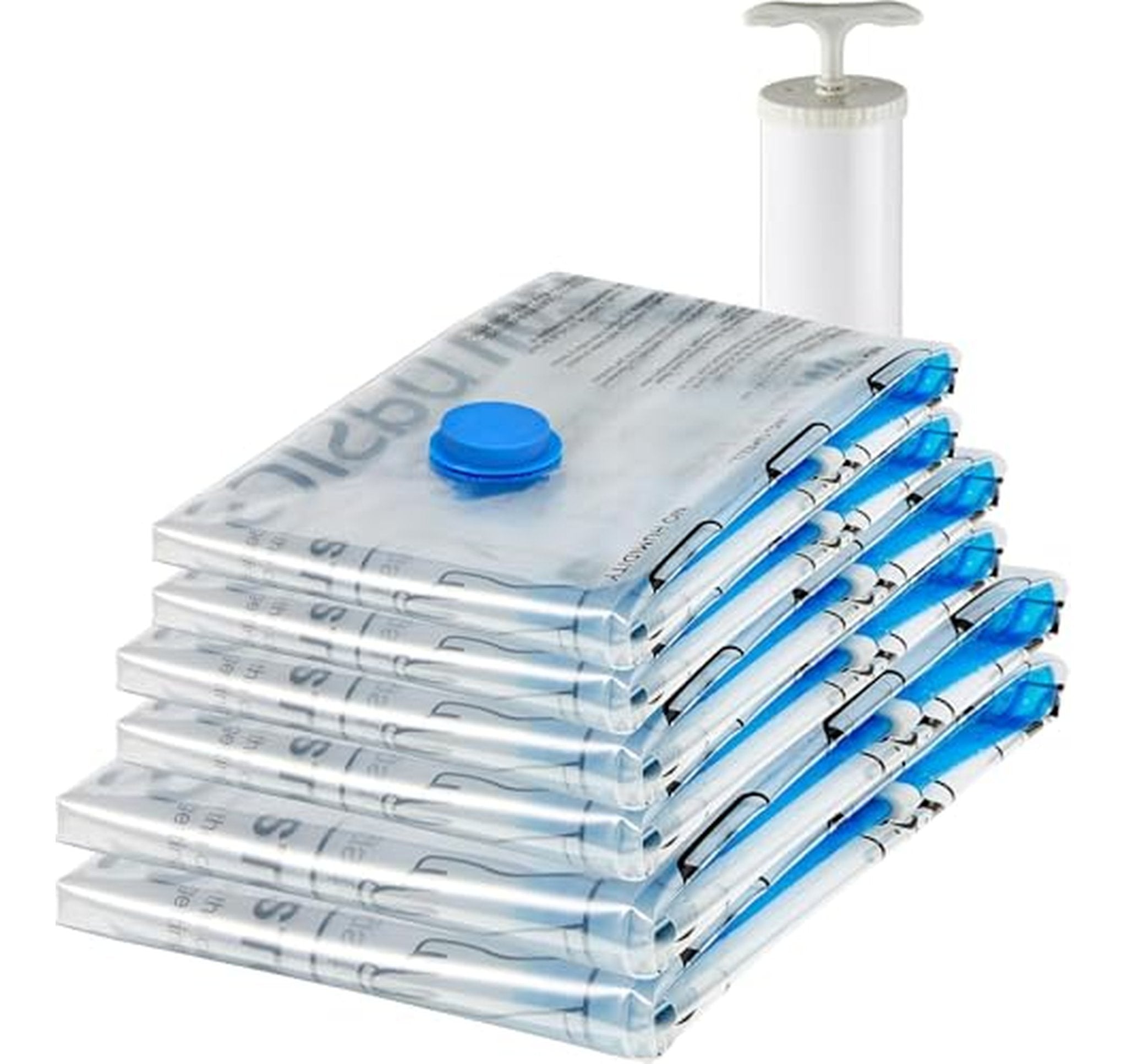 6 Pack Amazon Basics Vacuum Storage Bags with Pump