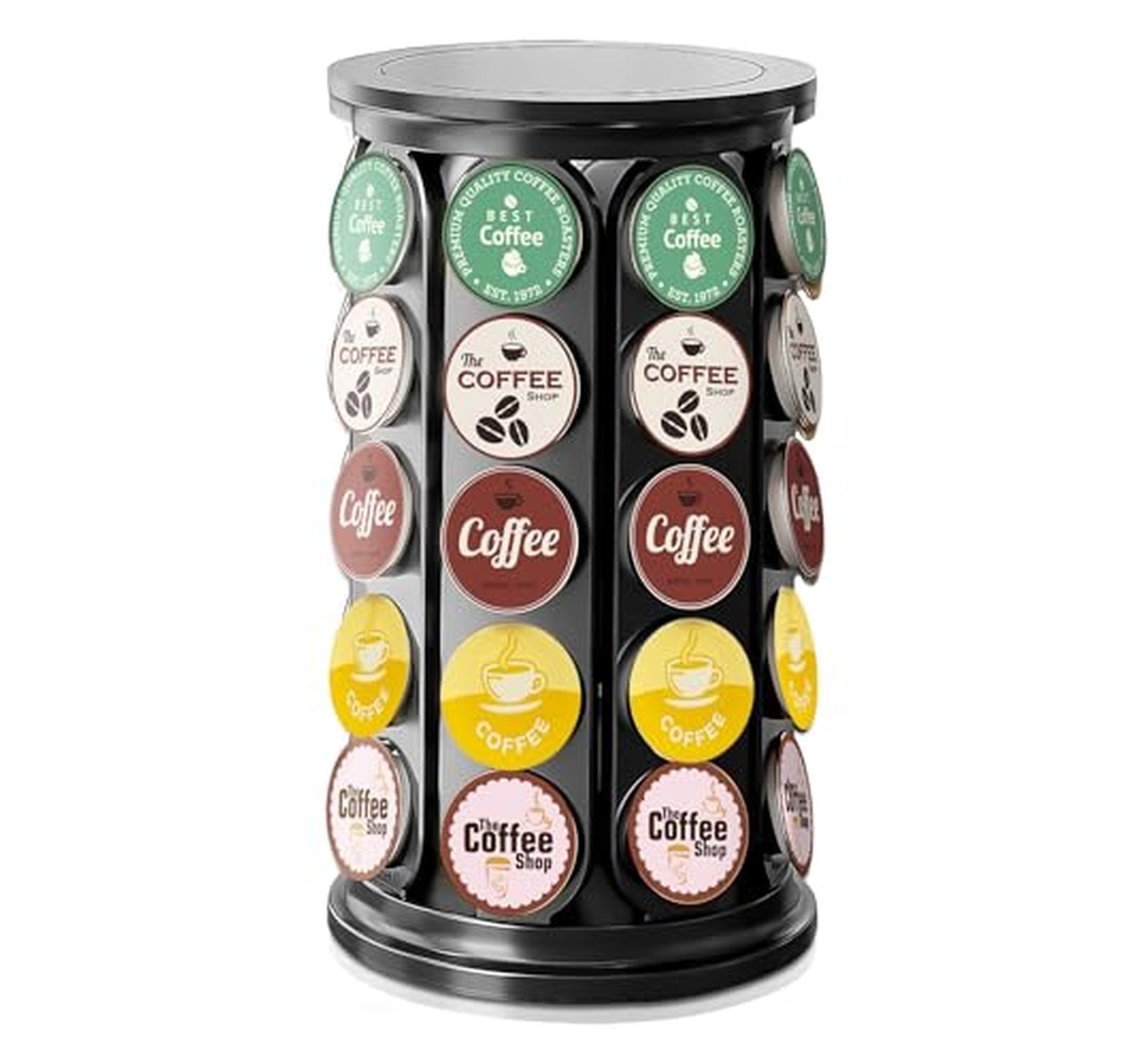 40 Count Coffee Pod Storage Carousel Holder Organizer