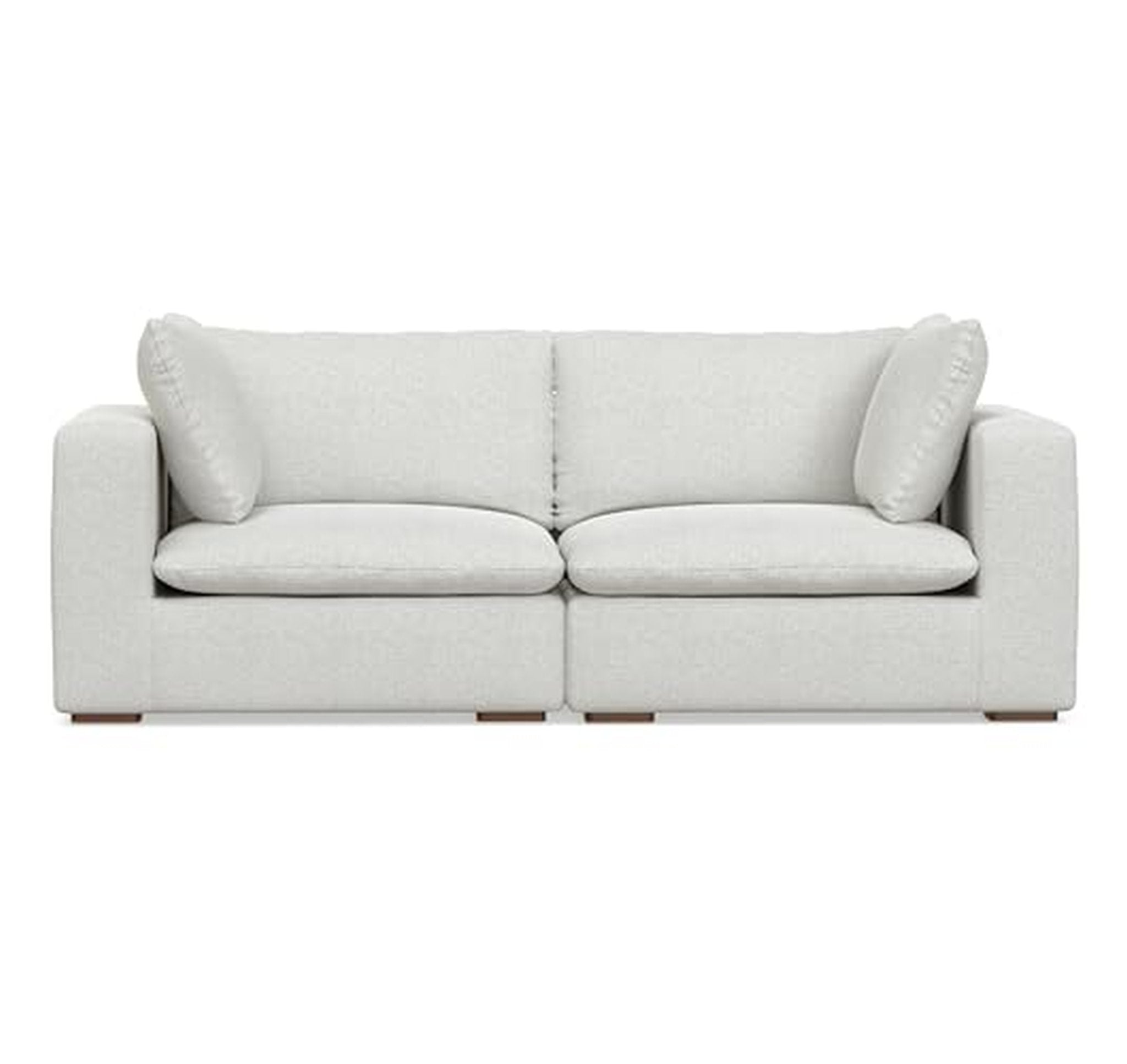 Modular 2-Seater Performance Fabric Loveseat Sofa