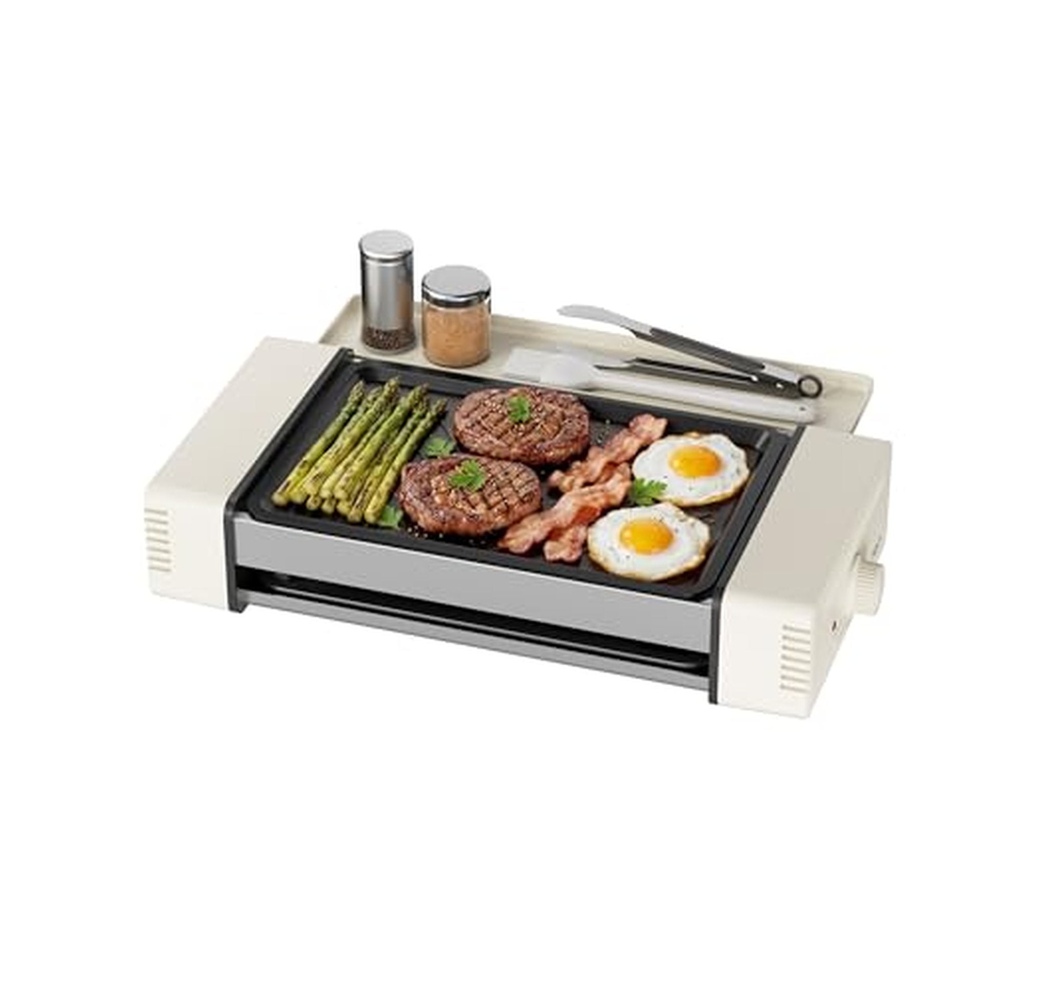 Smokeless Indoor Electric Grill Griddle Combo