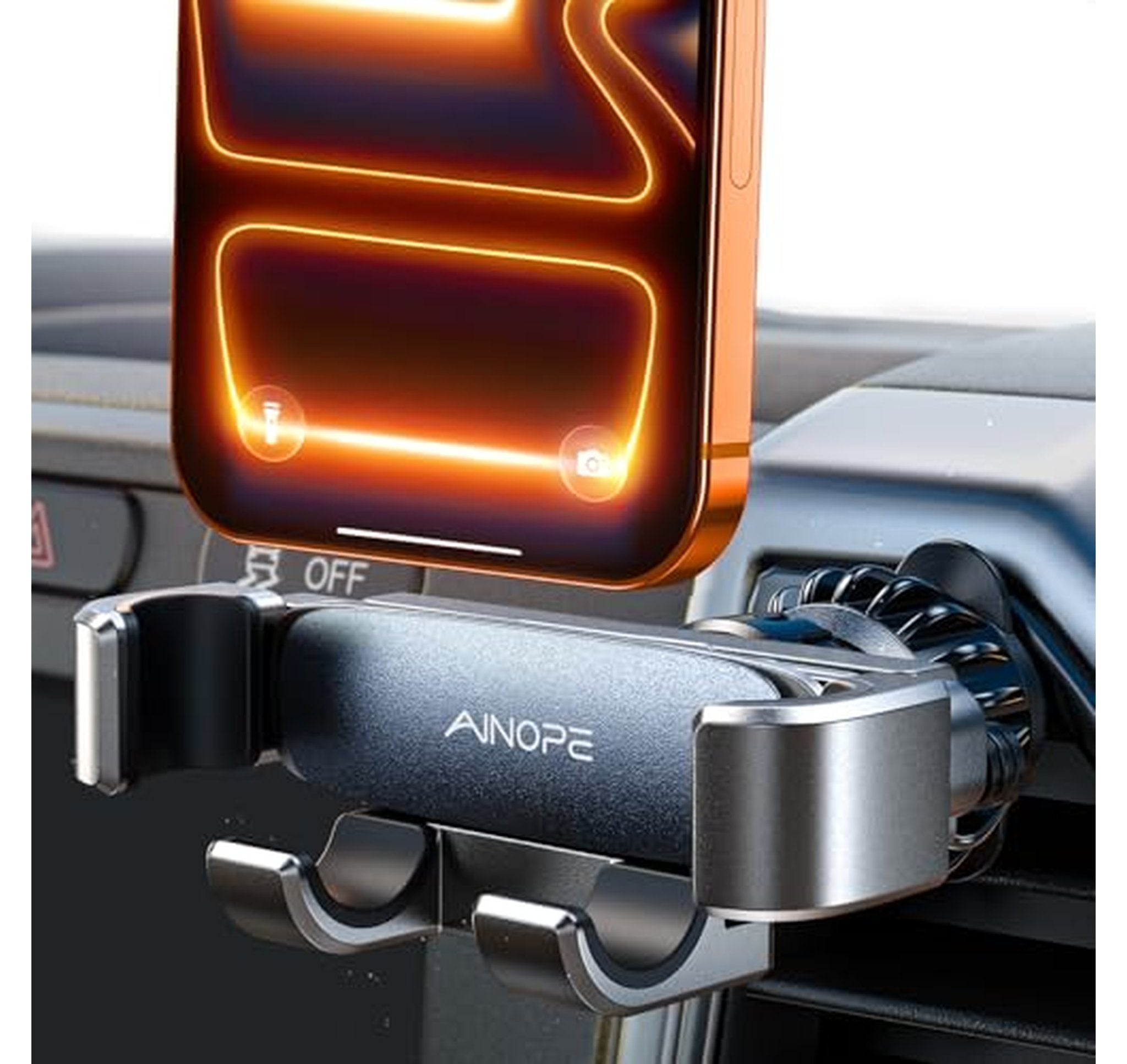 Slide Lock Car Vent Phone Mount Holder