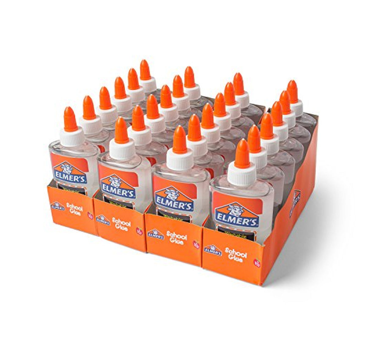 24 Pack Elmer's Washable Clear School Glue 5 Ounce