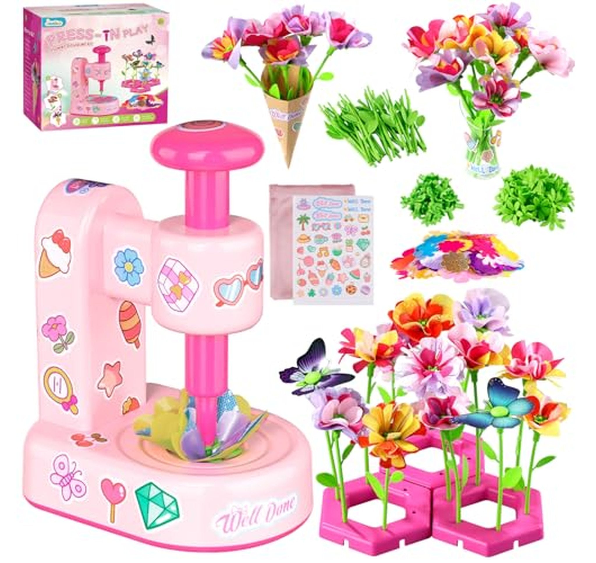 278 Piece DIY Flower Garden Building Toy Set