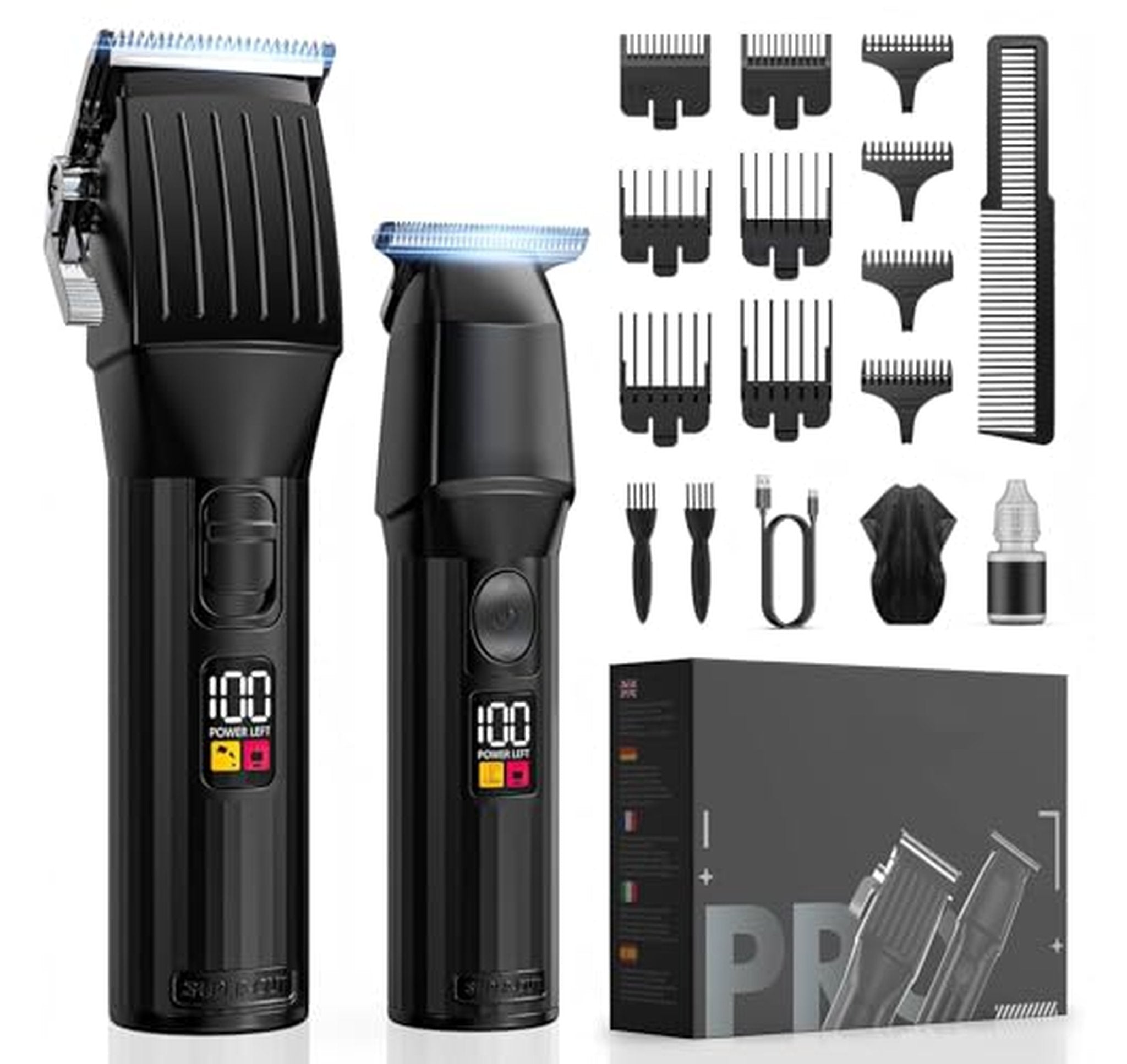 Cordless Hair Clippers and Beard Trimmer Kit