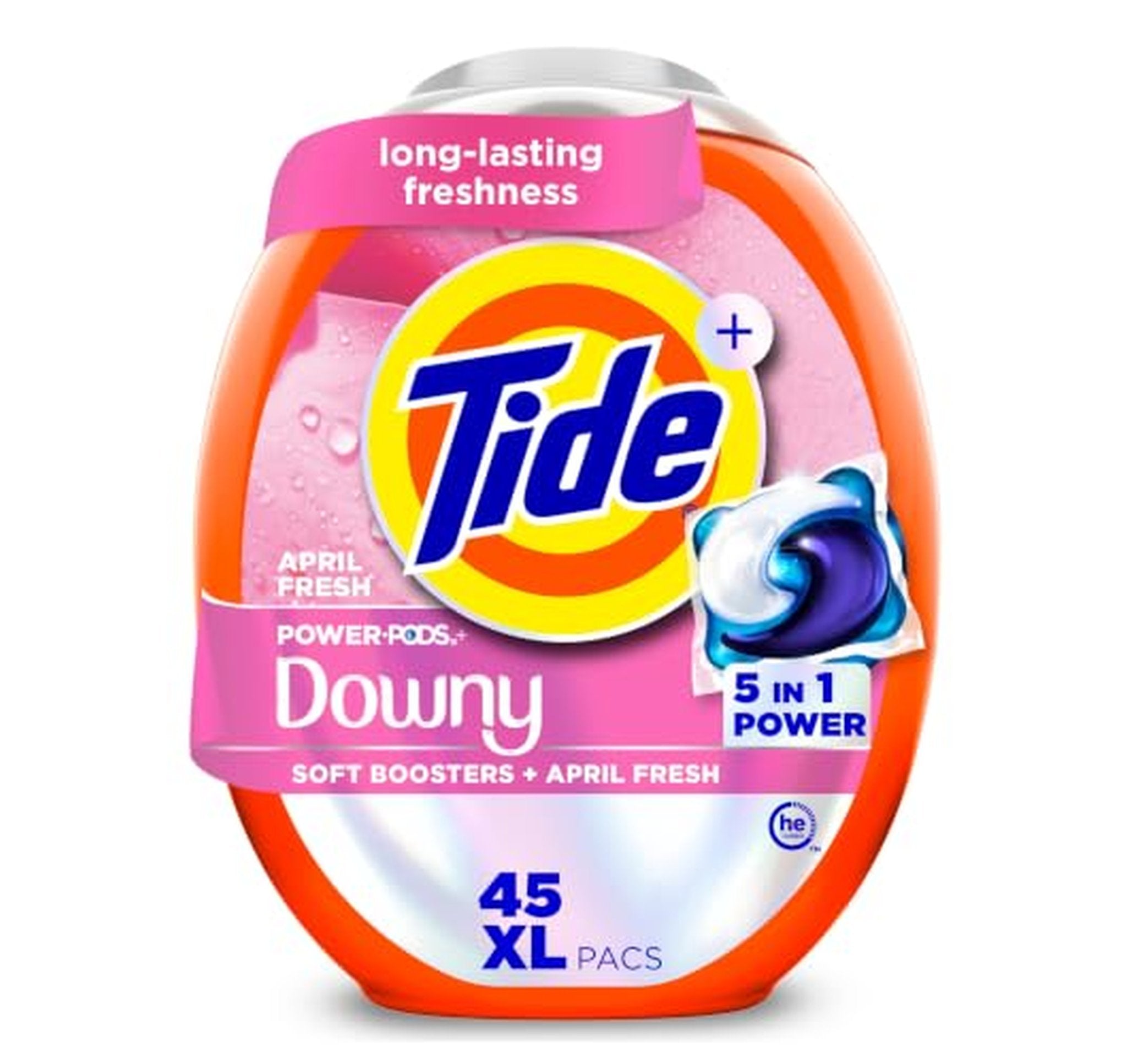 Tide Power PODS + Downy Laundry Detergent Pods 45 Count
