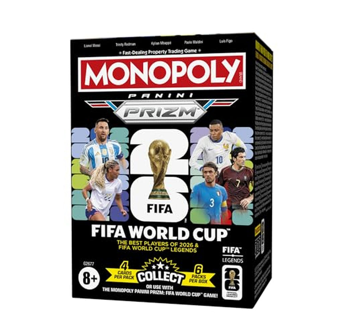 Monopoly Panini Prizm FIFA World Cup Trading Cards