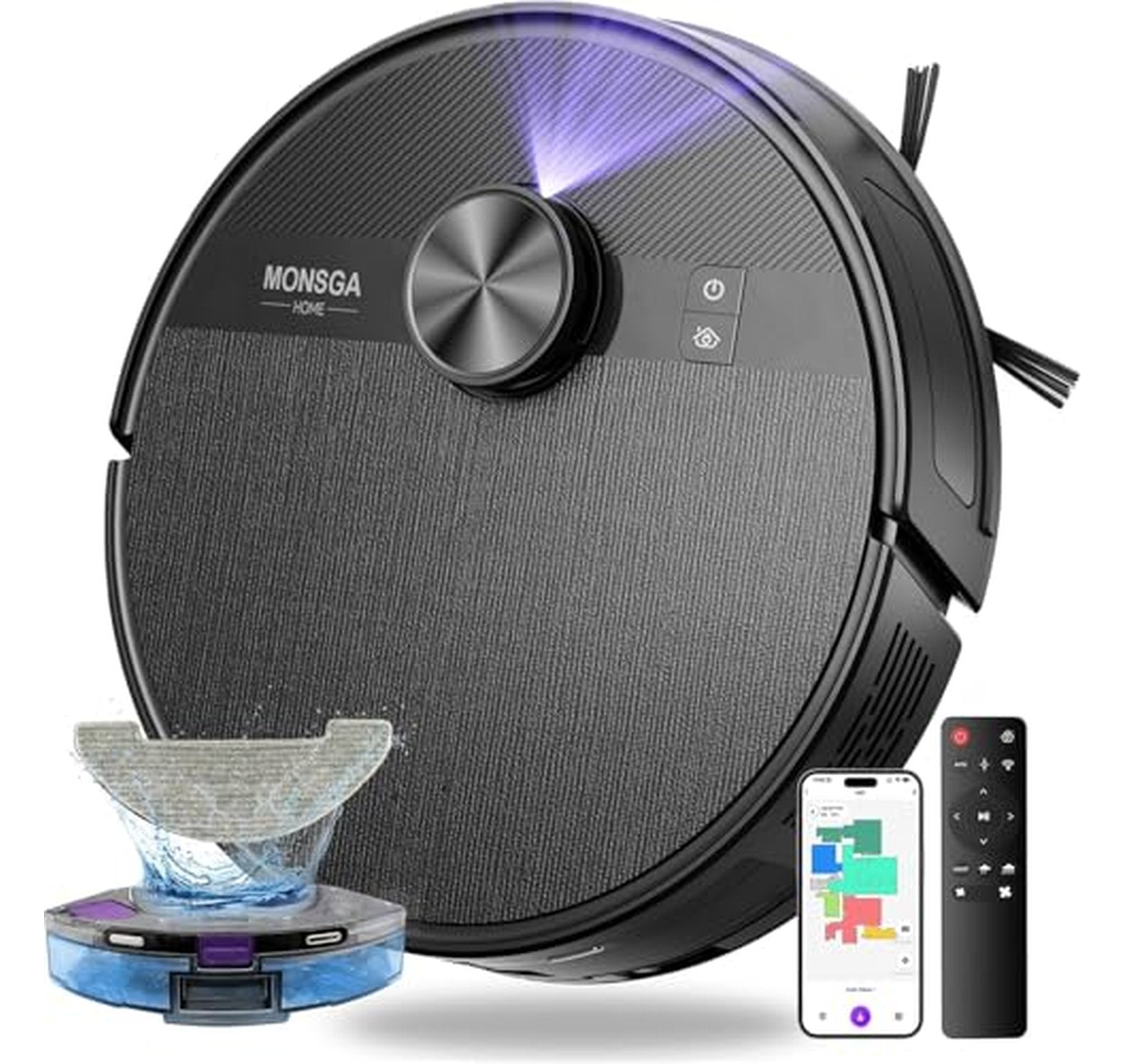 7000Pa Lidar Robot Vacuum and Mop Combo
