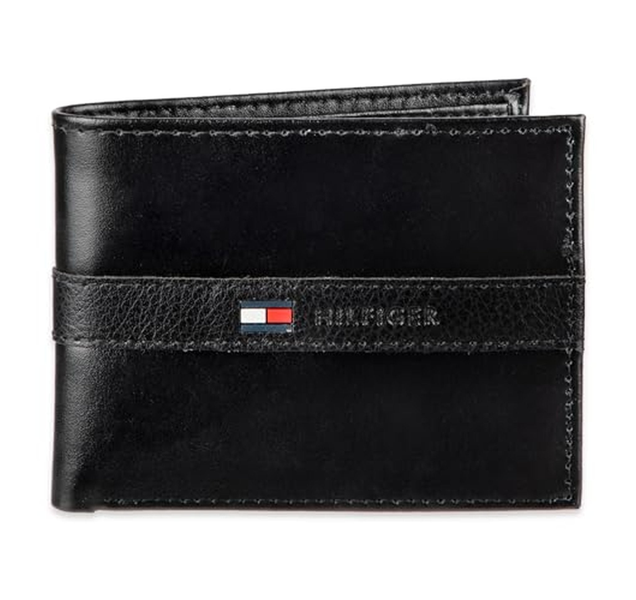Tommy Hilfiger Slim Leather Bifold Wallet with ID