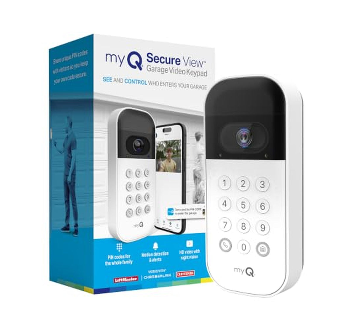 CHAMBERLAIN myQ Smart Garage Video Keypad