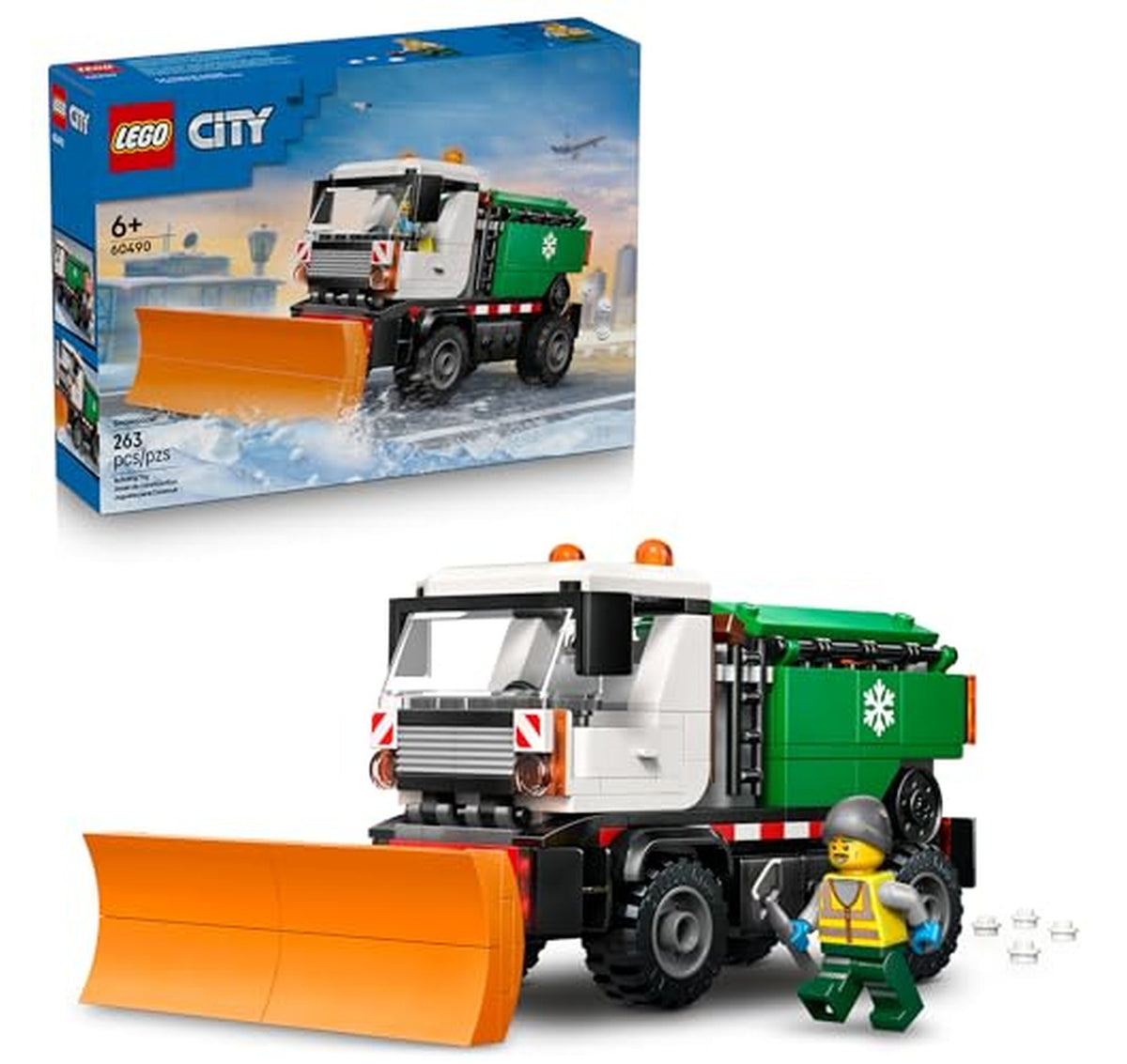 LEGO City Snowplow Truck Building Toy Set