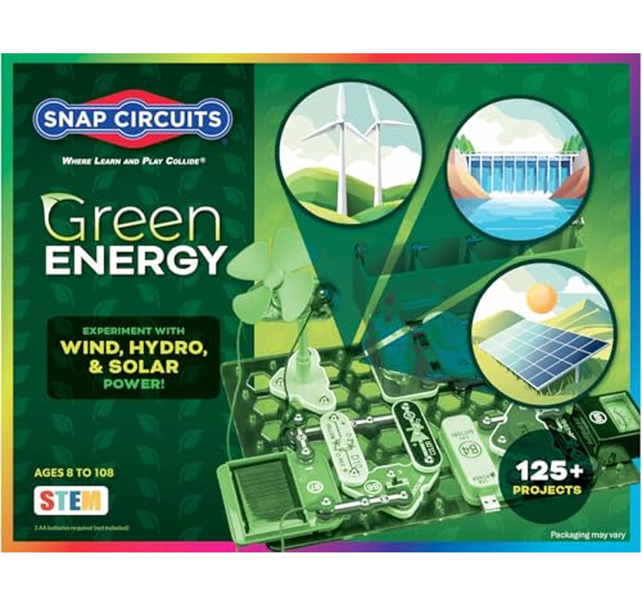 Snap Circuits Green Energy Electronics Exploration Kit