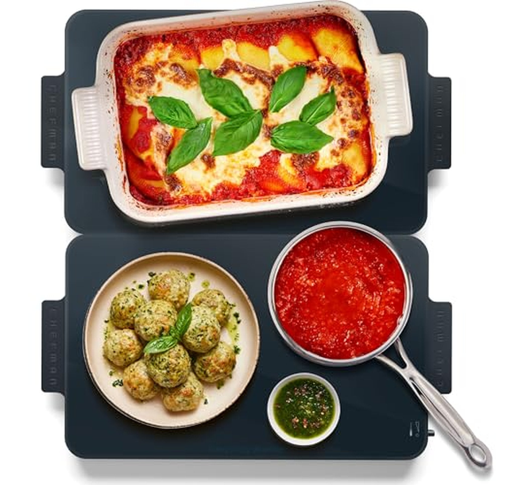Chefman Graphene Electric Warming Tray with Glass Surface