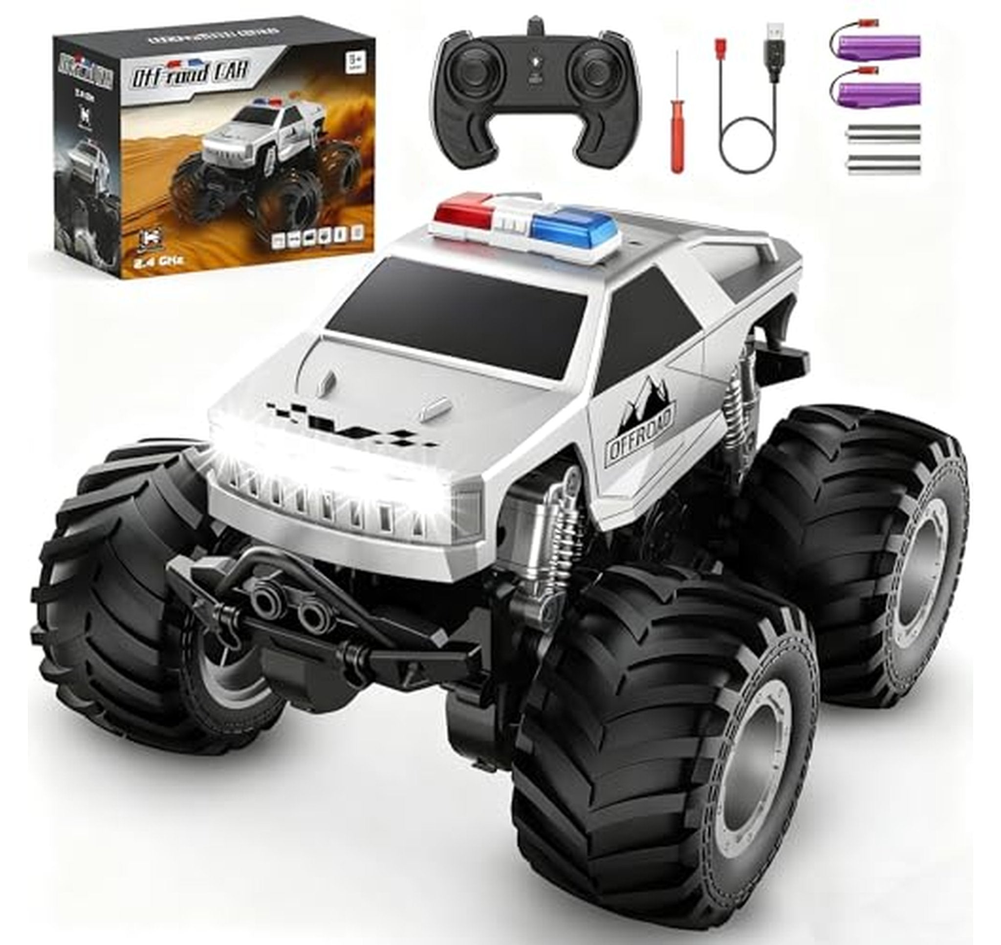Rechargeable All Terrain 360° Spinning RC Stunt Truck