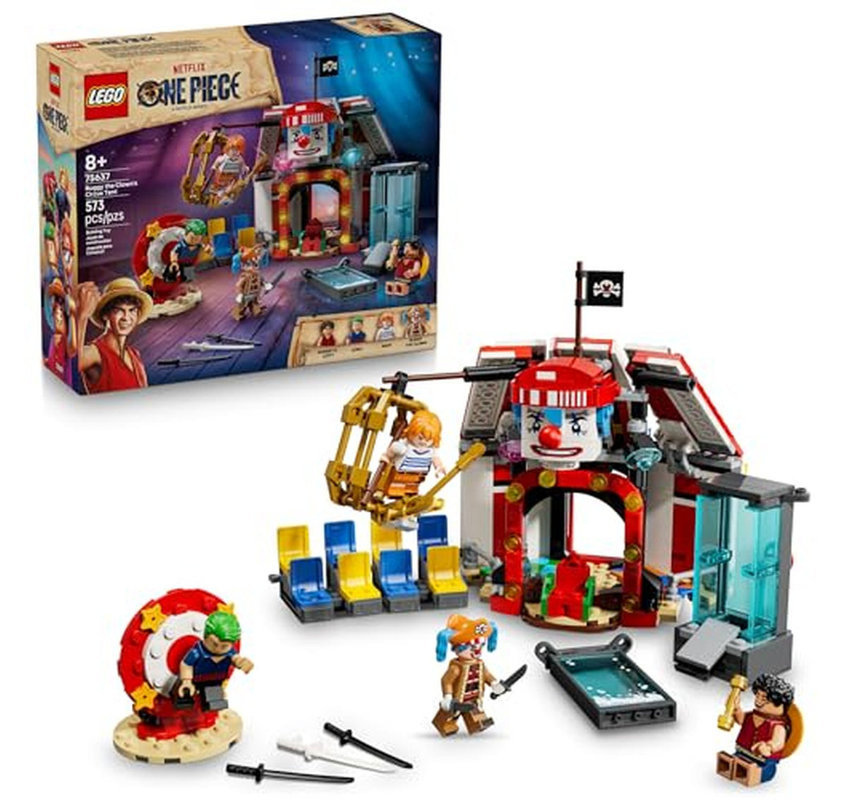 LEGO One Piece Buggy the Clown Circus Tent Set