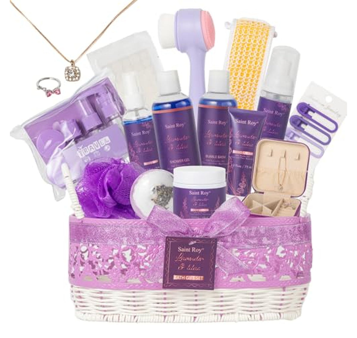 25 Piece Lavender Bath and Body Gift Set