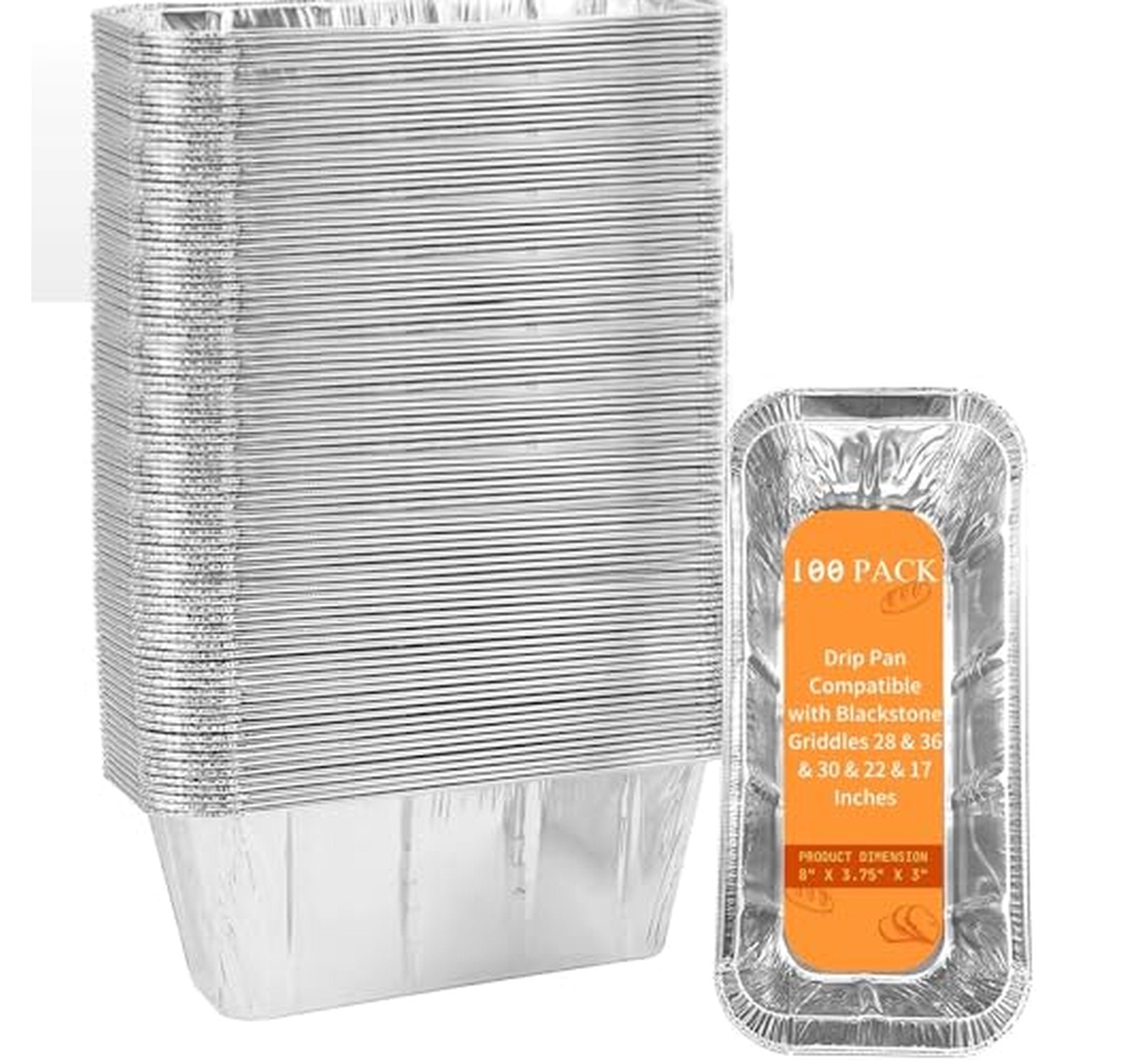 100 Pack Grease Cup Liners for Blackstone Griddles