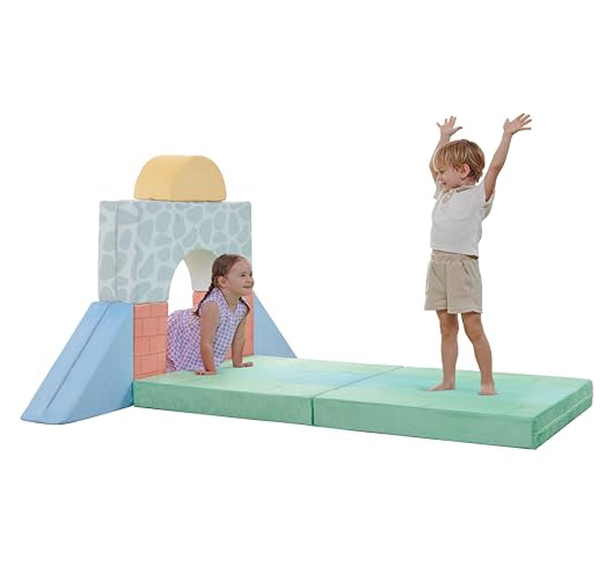 Delta Children 7-Piece Foam Climbing Blocks Play Set